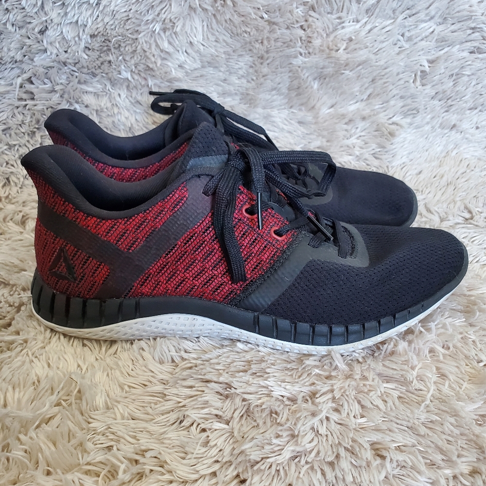 Men's Reebok Print Run Next running shoes red black size 5.5